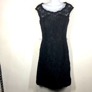 Mori Lee Elegant Black Lace Backless Dress